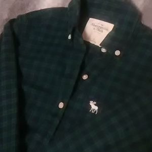 Juniors button down plaid shirt